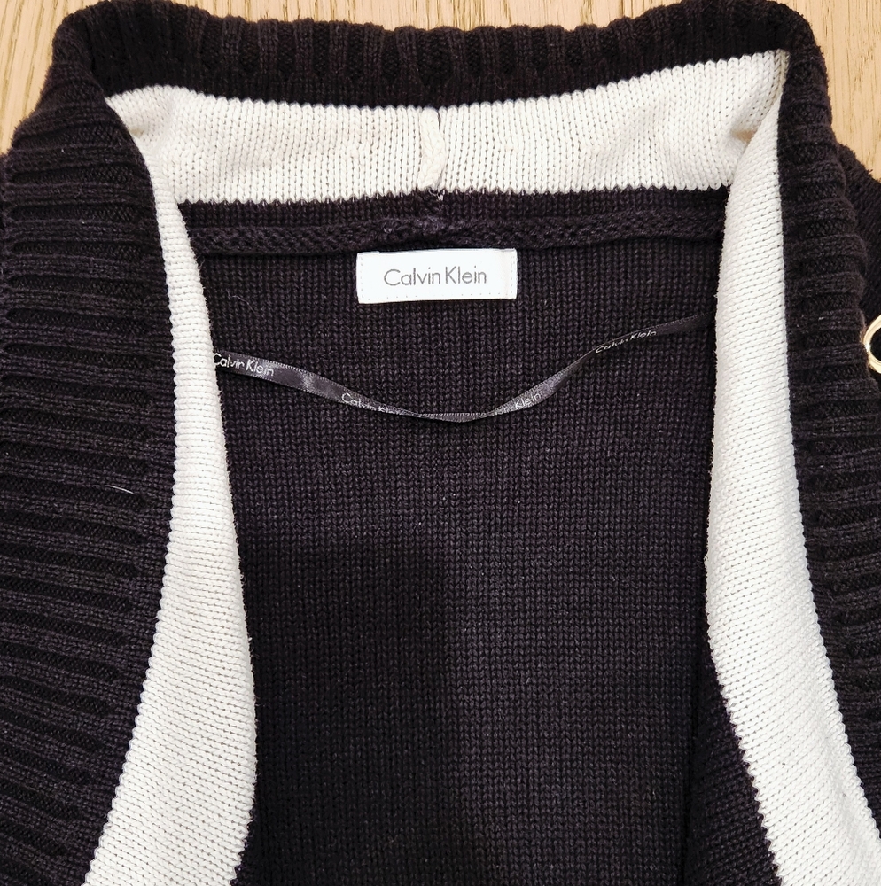 Colorblock Open Front Cardigan - Picture 2 of 4